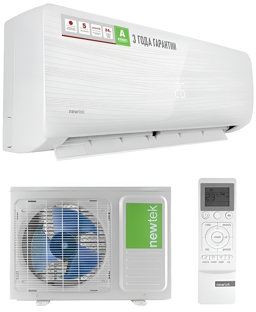 Newtek Сплит-система NT-65CHA07 холод 2160W/тепло 2200W, компрессор GMCC 