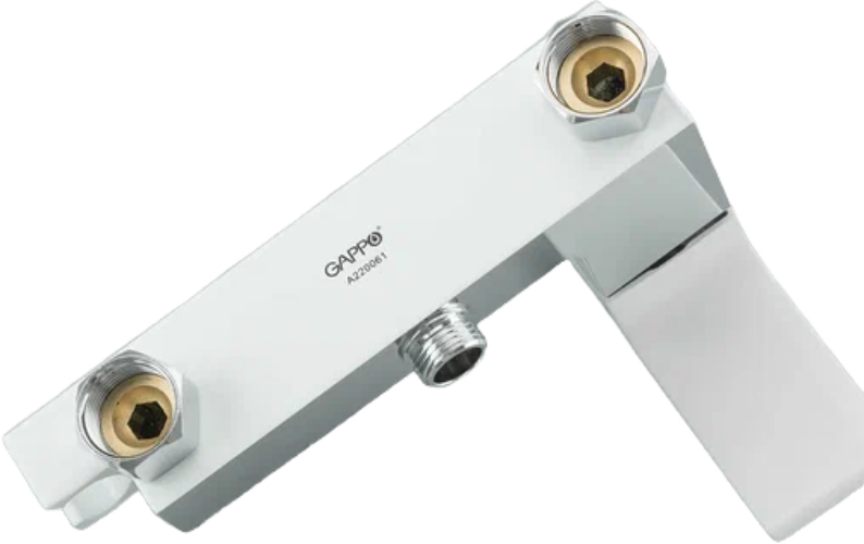 GAPPO Гигиенический душ со смесителем G2007-8 d-35 (белый/хром)