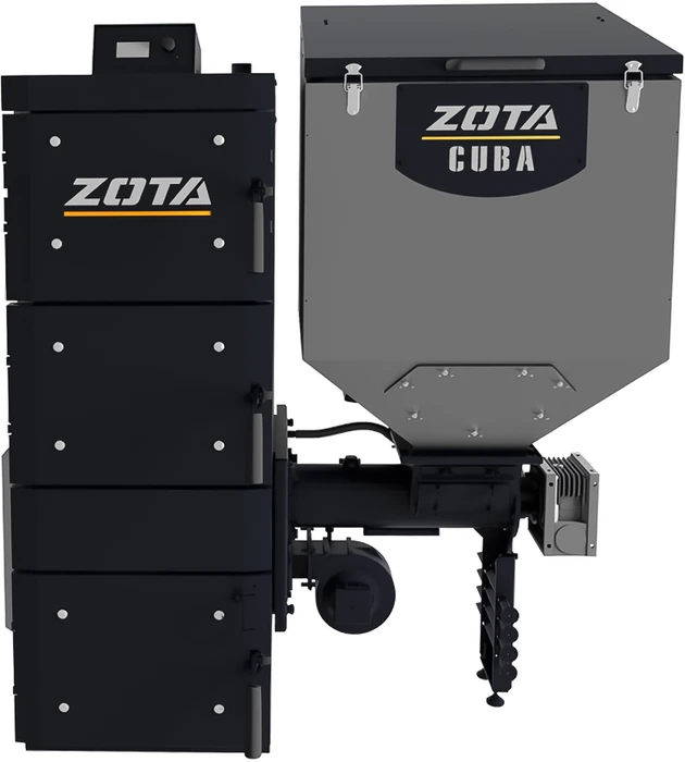 Котел автоматический Zota «Cuba» 50 кВт, шнек 133, DM-320, D дымохода 180