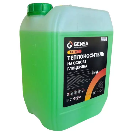 GENSA Теплоноситель БИО-30 на основе глицерина (10 кг)