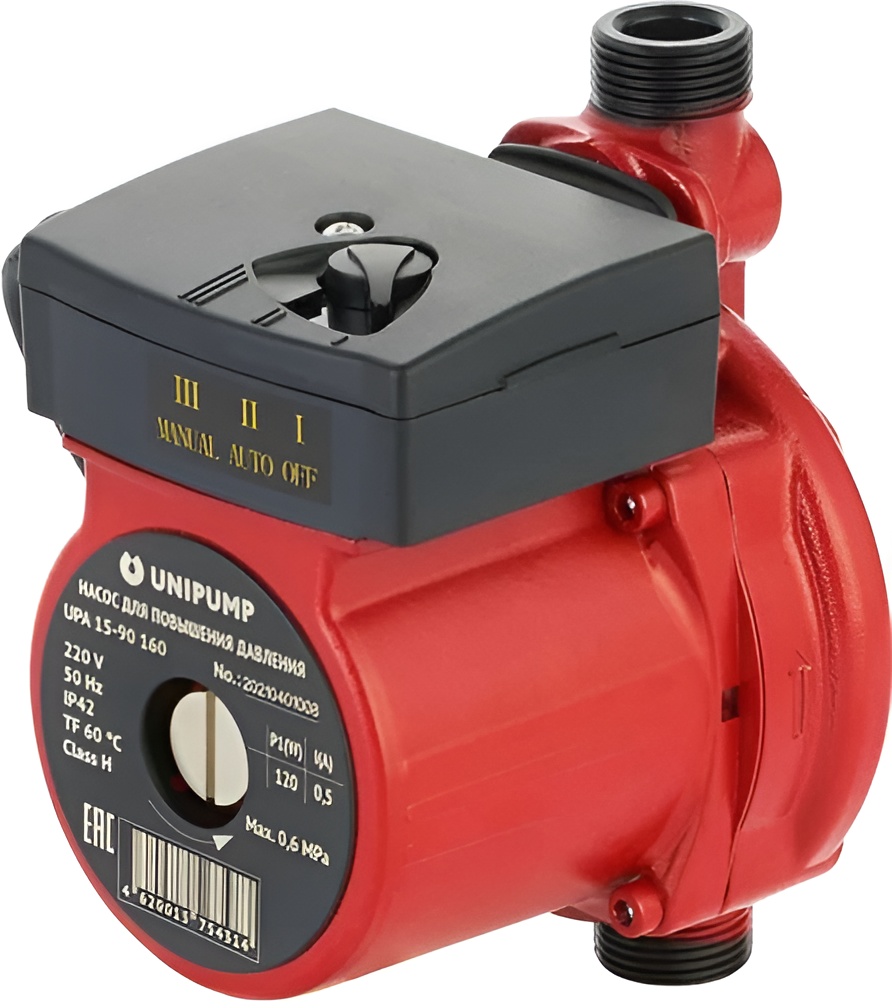 Unipump Насос циркуляционный (для пов. давления) UPА 15-90 160 с гайками