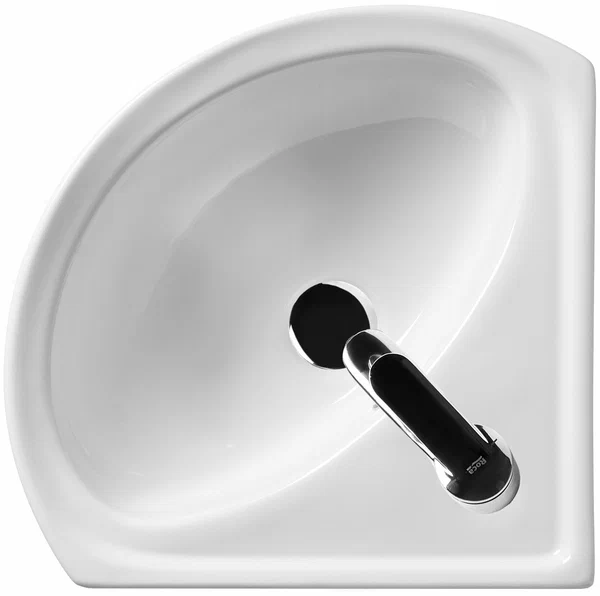 Santek Умывальник 1WH110514 "Ирис 36" подвесной, угловой, 1/отв