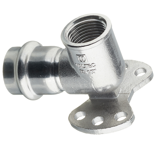 Valtec Водорозетка нерж. сталь 22х1/2"