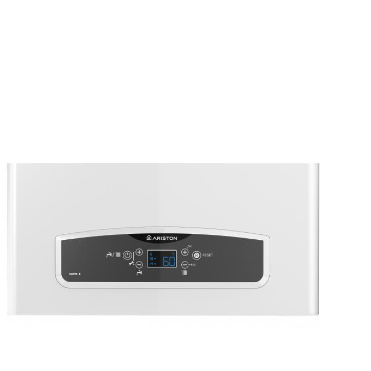 Ariston CARES X 24 CF NG двухконтурный котел 24 кВт с раздельным теплообменником открытая камера