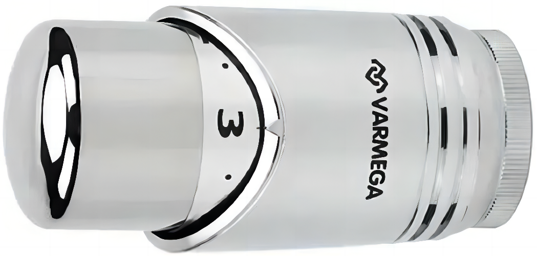 VARMEGA Термостатическая головка, серия VM112, жидкостная  М30 х 1,5 (хромированная) (2)