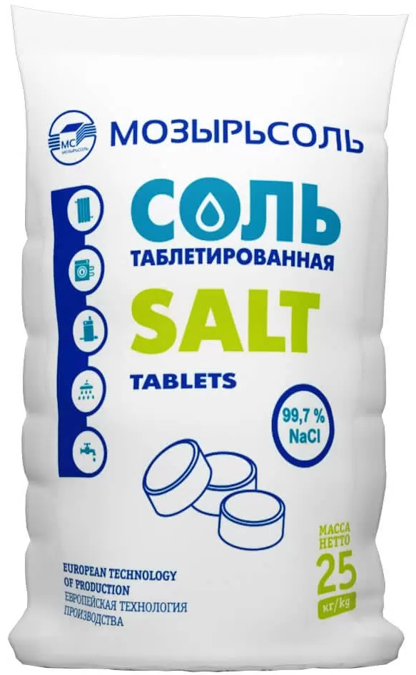 МОЗЫРЬСОЛЬ Соль таблетированная 25 кг (Universal)