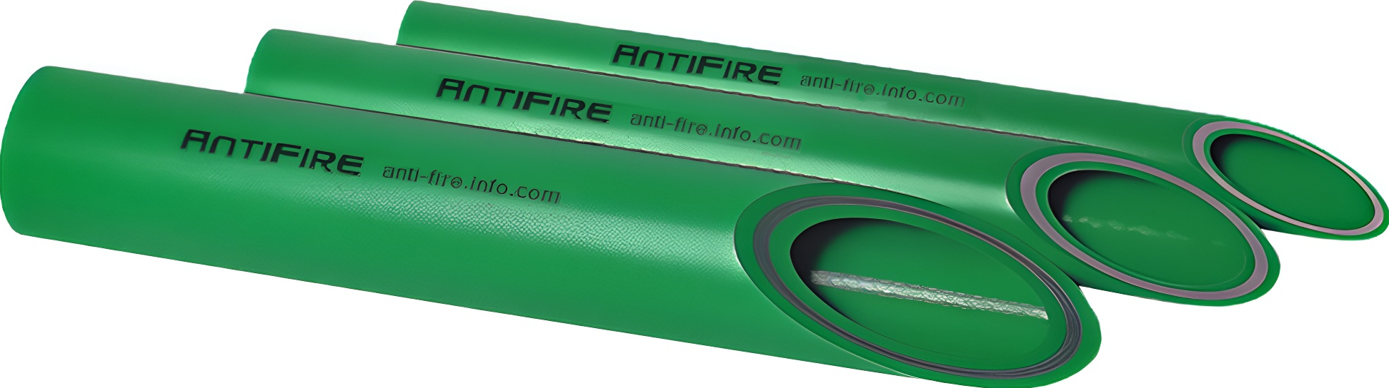 AntiFire Труба PP-R FR Fire Resistant SDR 7.4 D63 L4м(1) Green