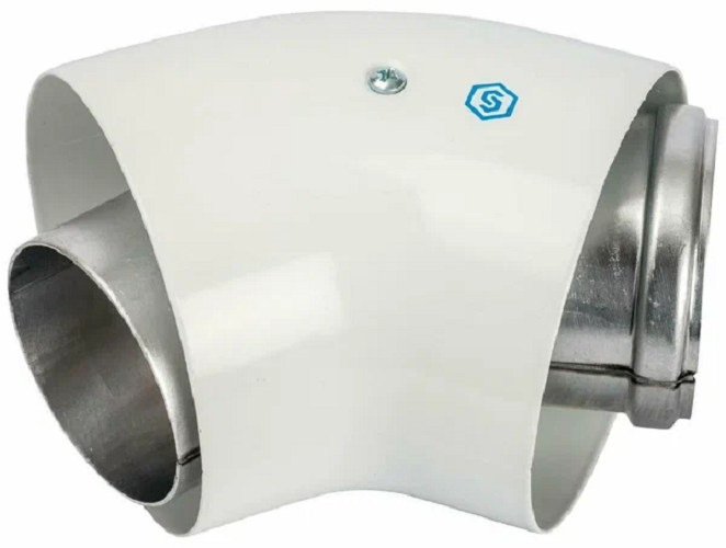 STOUT Элемент дымохода конденсац. угол 45° DN60/100 м/п PP-FE
