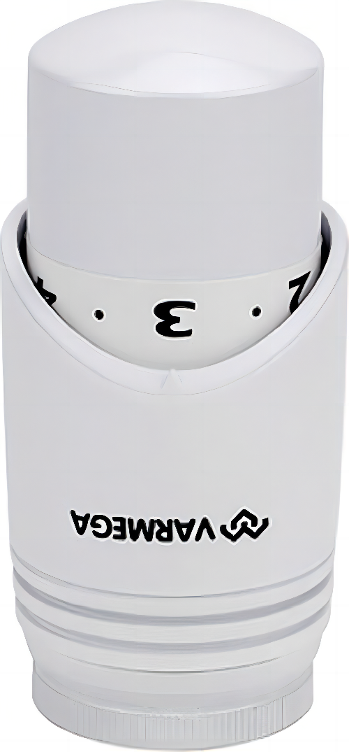 VARMEGA Термостатическая головка, серия VM112, жидкостная  М30 х 1,5 (белая) (3)