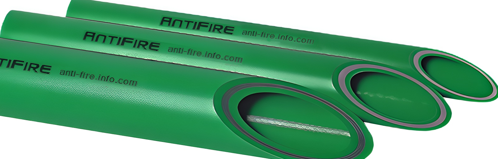 AntiFire Труба PP-R FR Fire Resistant SDR 7.4 D63 L4м(3) Green
