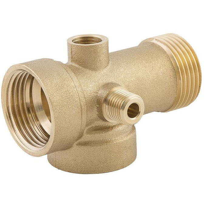 MVI 5-ти выводной штуцер 1" x 1" x 1" x 1/4" x 1/4" x 92 mm (5/30)