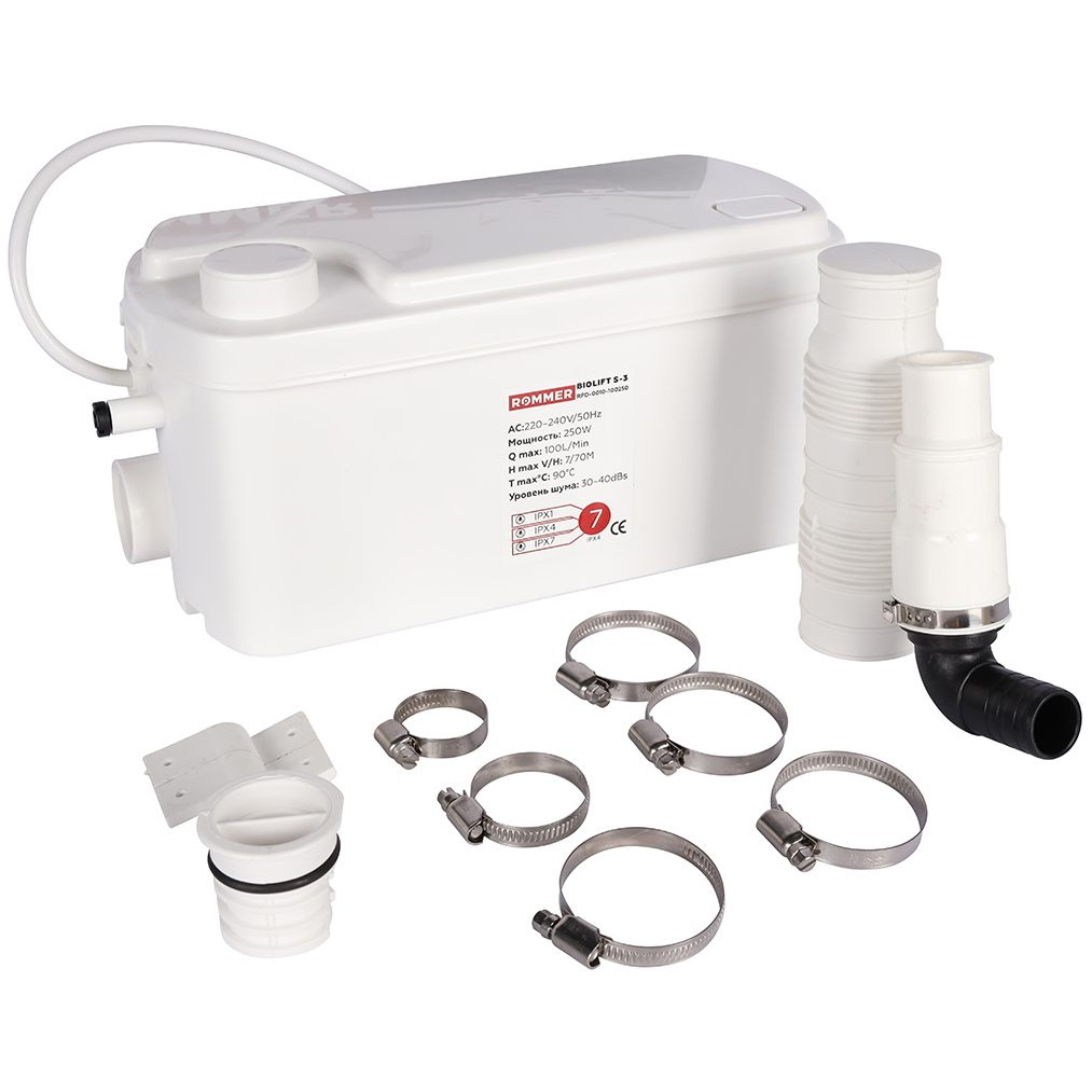 ROMMER Канализационная насосная установка BIOLIFT S-3, 3х40 мм