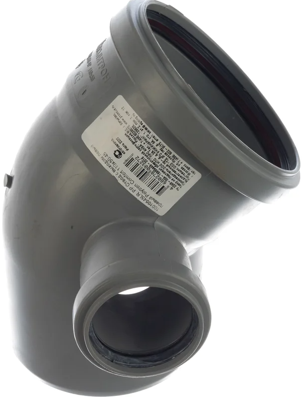 Pro Aqua Comfort Отвод с выходом левый правый 110x50/45 (в уп. 25 шт.)