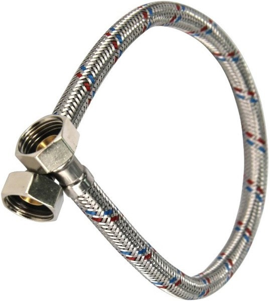 Гибкая подводка для воды VALFEX нерж.сталь 1/2" В-В 50 см (150)