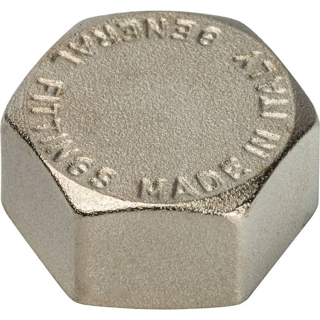 STOUT Заглушка никелированная  ВР  1/2  (10/350)