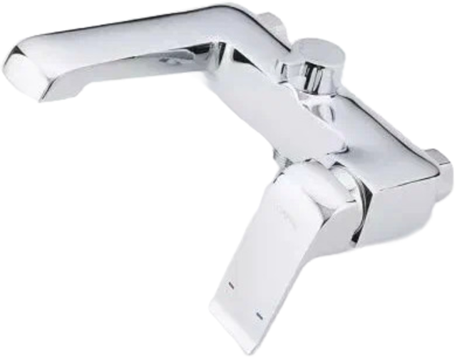 GAPPO Смеситель G3203-8 для ванны/Белый/хром