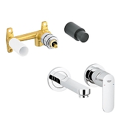 GROHE Смеситель на 2 отверстия однорычажный встроенный механизм  32635000