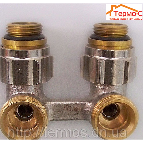 Meibes Узел нижнего подключения угловой, 3/4"BPx3/4"HP RW 123 013 1