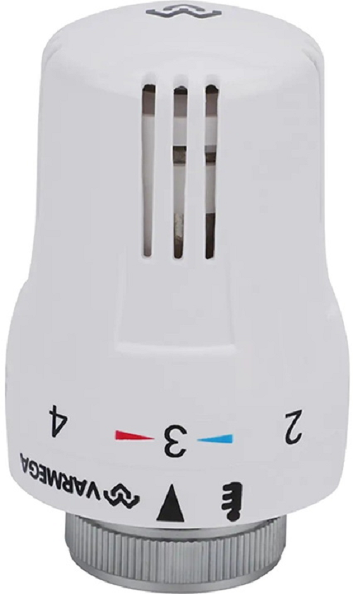 VARMEGA Термостатическая головка, серия VM111, жидкостная  М30 х 1,5 (белая)