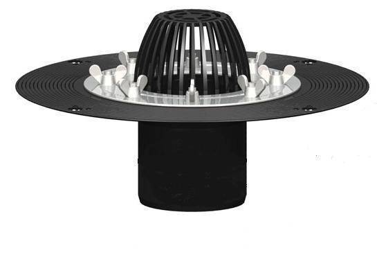 Кровельная воронка Rain Flow ф110 L=102мм