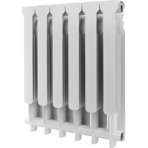 ROMMER Радиатор алюминиевый RAL-1210-050006 Profi 500/6 секций