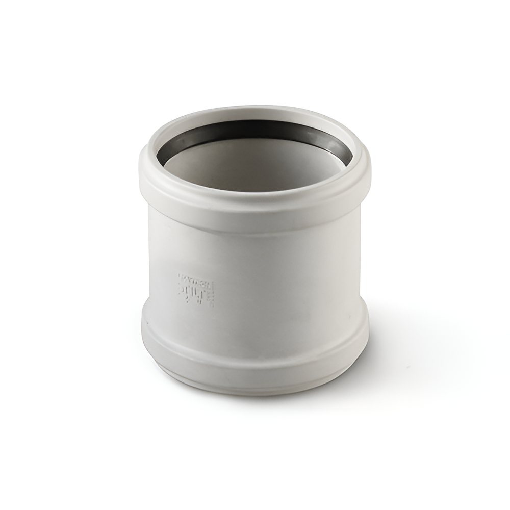 Pro Aqua Stilte Муфта двухраструбная Белая 110 (в уп.60 шт)