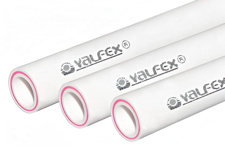 Труба арм.стекловолокном SDR 7.4 PN20  ф20х2.8 мм (70) ШТАНГА 2 МЕТРА (Valfex) БЕЛАЯ