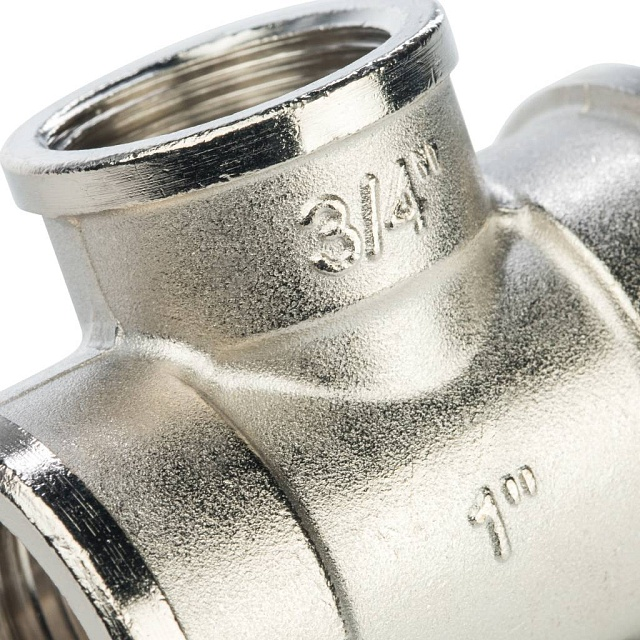 STOUT Тройник переходной никелированный ВВ 1х3/4х1 (5/20)