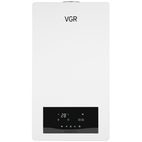VGR turboFLEX VU 25 Котёл настенный газовый 1 конт., турбо (25,2 кВт) 3х ходовой+датчик