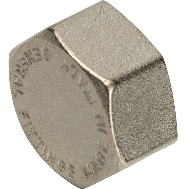STOUT Заглушка никелированная  ВР  1/2  (10/350)