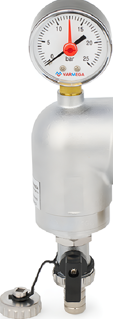 VARMEGA Фильтр сетчатый промывной, поворотный, ВР-ВР 1/2" (замена на VMSF03-C25040) 