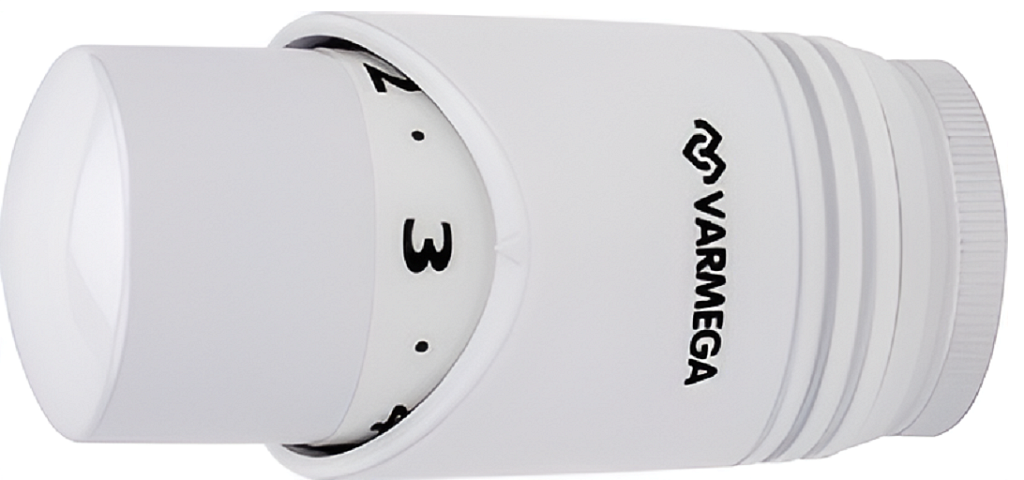 VARMEGA Термостатическая головка, серия VM112, жидкостная  М30 х 1,5 (матовый никель)