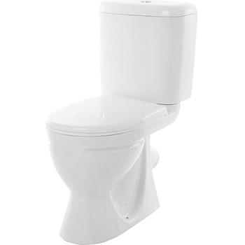 SANITA Унитаз-компакт WC.CC/Standart/1-P/WHT.G/S1 "Стандарт" стандарт эконом (Белый) S1