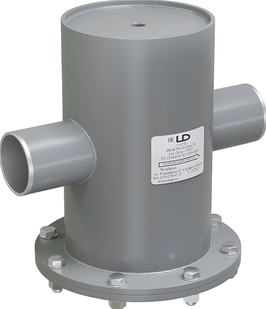 LD Pride Грязевик абонентский вертикальный приварной DN 40 PN 16