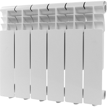 ROMMER Радиатор алюминиевый RAL-1210-035006 Profi 350/6 секций
