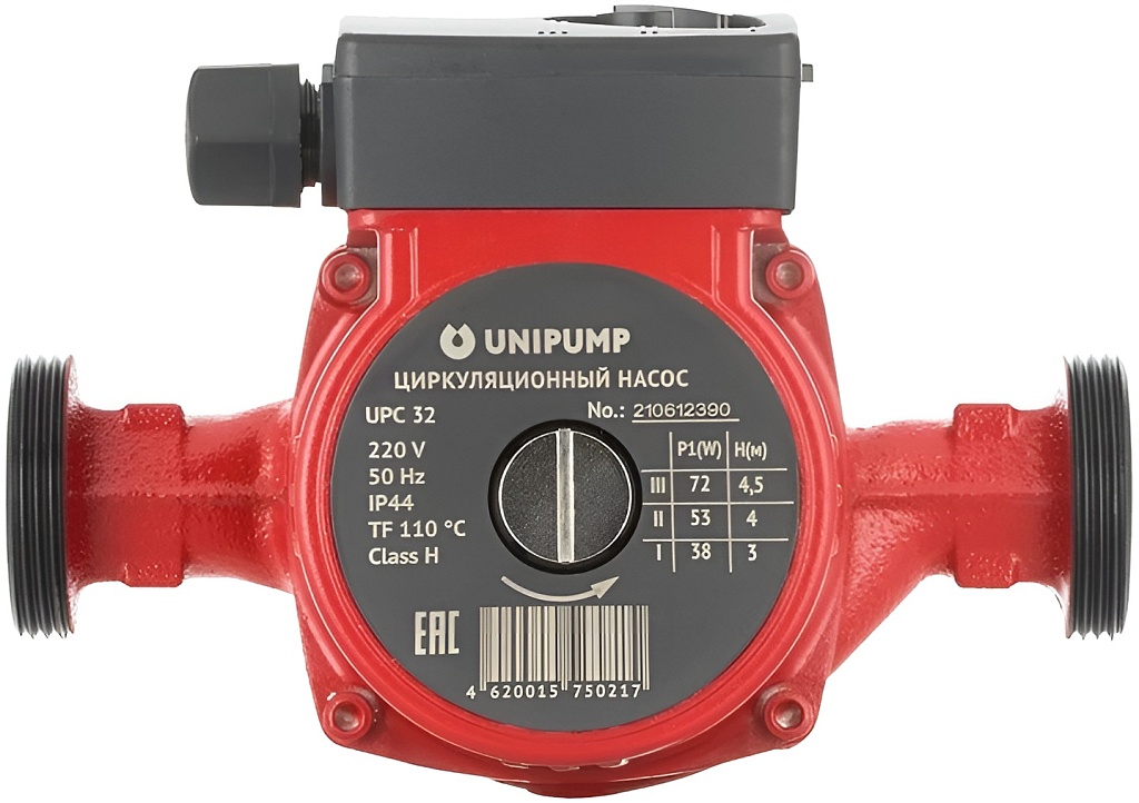 Unipump Насос циркуляционный UPС 32-80 180 с гайками