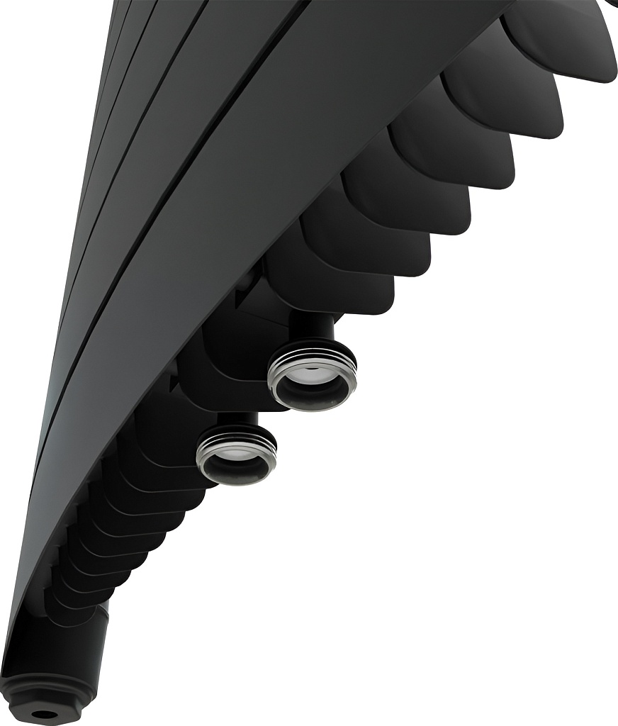 RIFAR Радиатор биметаллический RG0091E027MC1U CONVEX VR 500 22 секций нижнее подключение