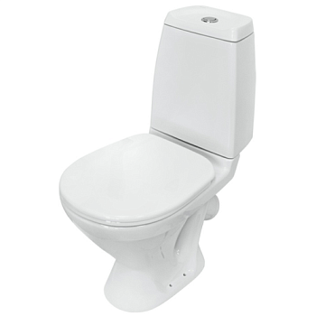 SANITA Унитаз-компакт WC.CC/Kama/1-P/WHT.G/S1 Кама Стандарт/Эконом Белый S1