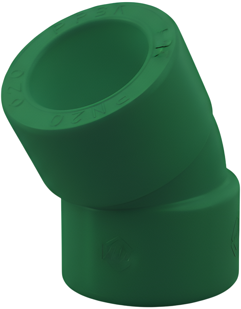 AntiFire Угольник ПП 45гр. D125  Green