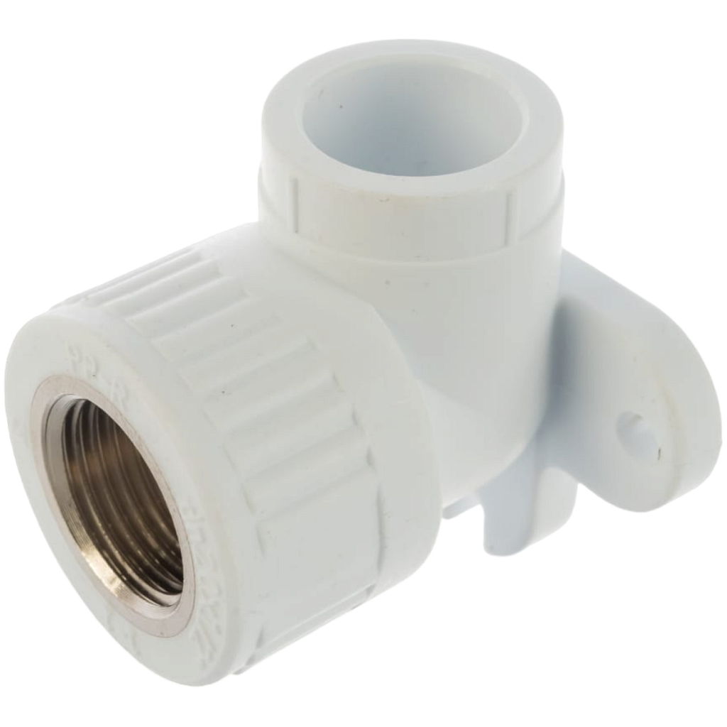Fusitek Угол 90° комбинированный с креплением ВР 20x1/2, (120шт/уп)