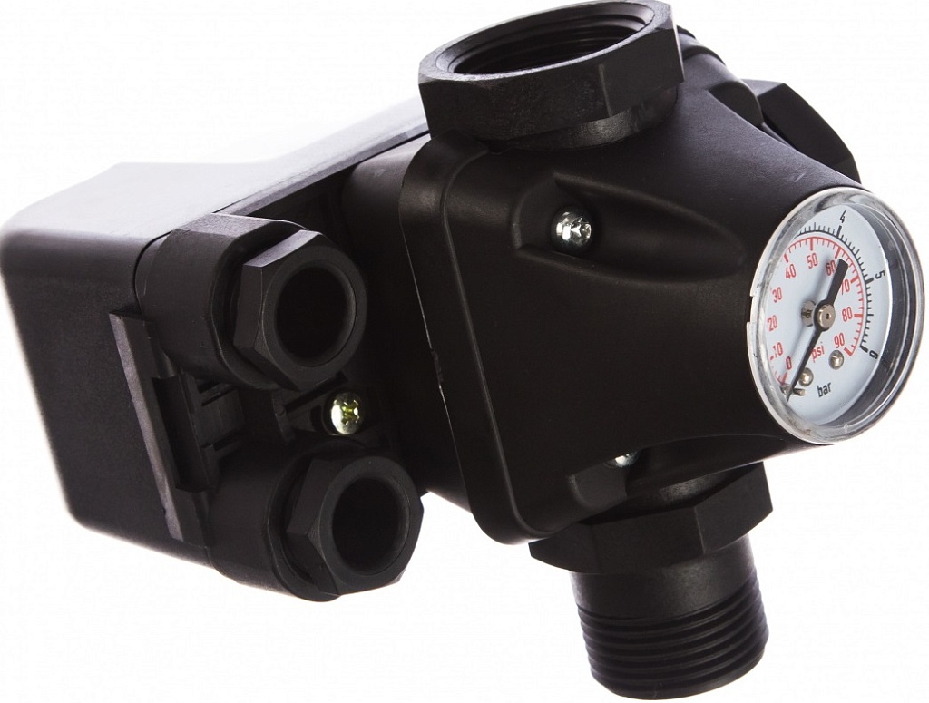 Unipump Реле давления с манометром РМ 5/3W ВР 1/4"